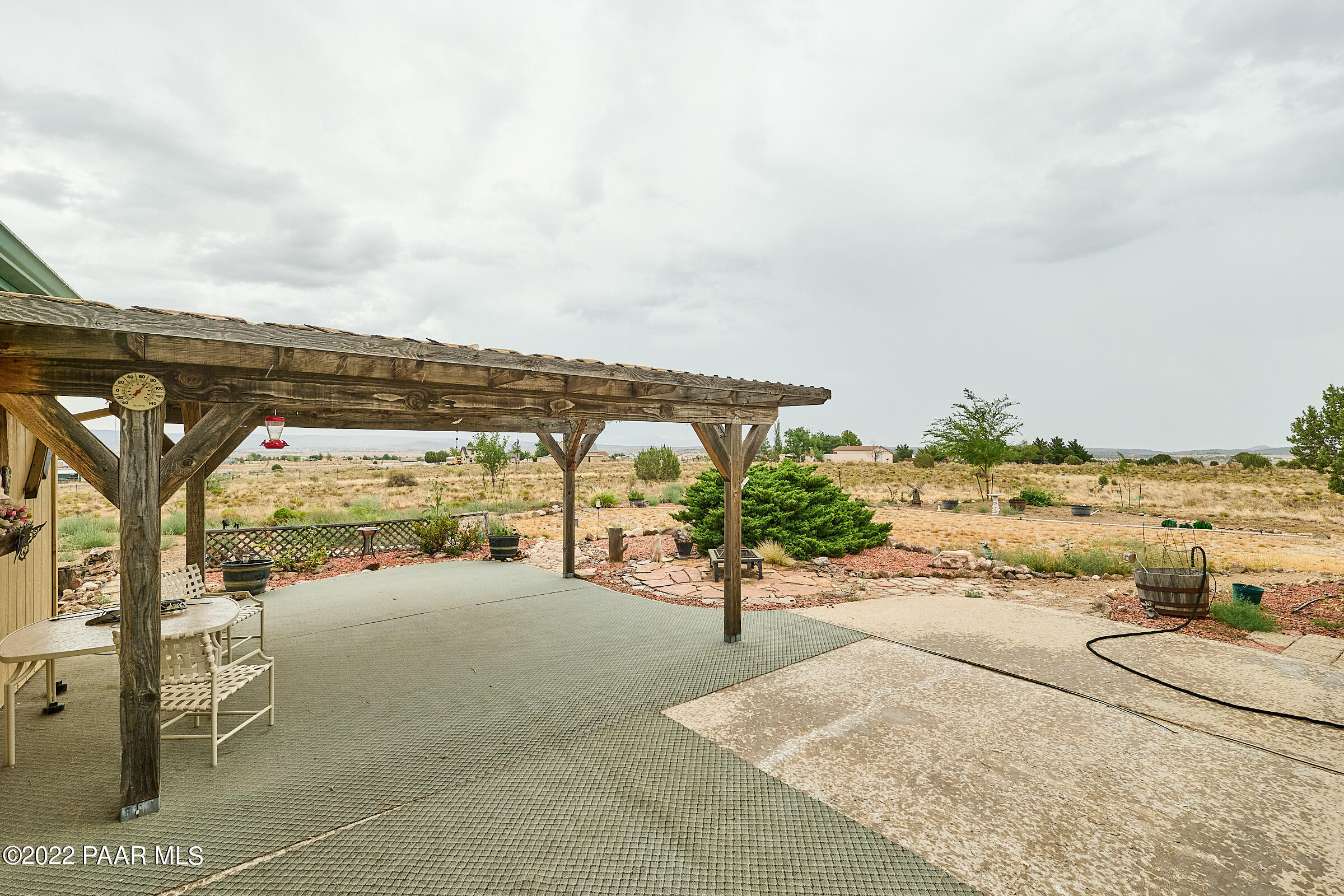 21355 Juniper Ridge Road Paulden, AZ 86334 - Photo 18 of 25 Back patio overlooking beautiful views
