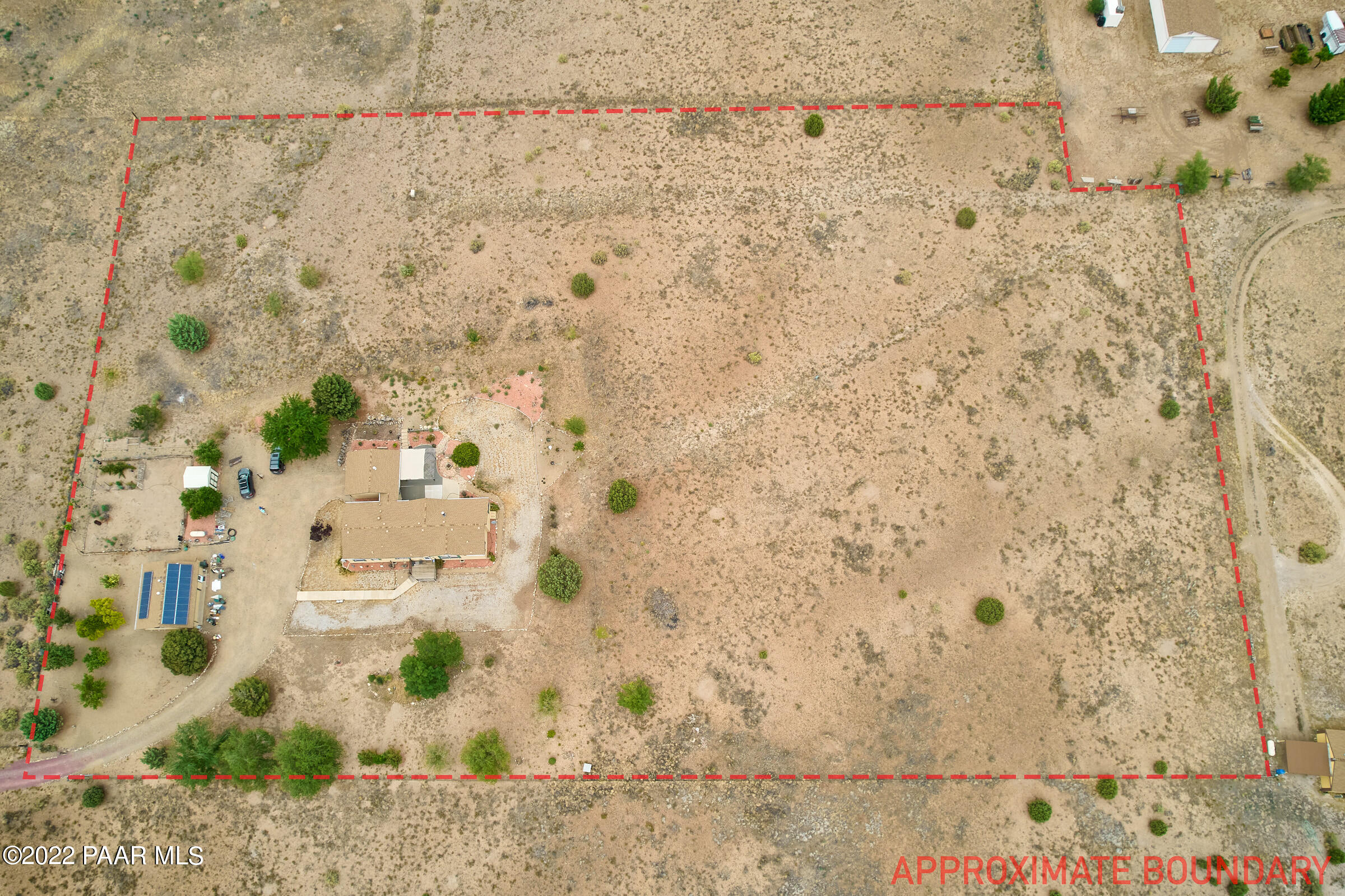 21355 Juniper Ridge Road Paulden, AZ 86334 - Photo 25 of 25 Aerial with approx property lines