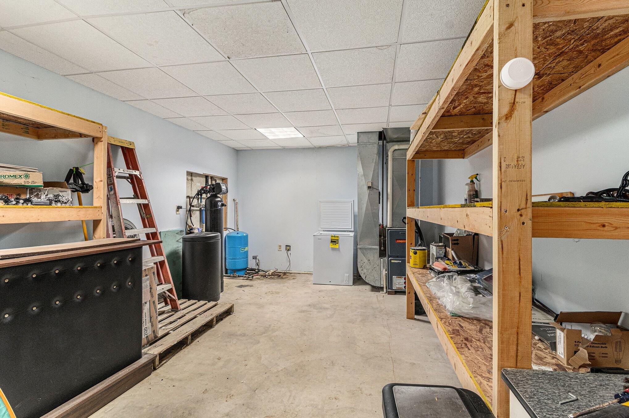 33 South 600 West Hebron, IN 46341 - Photo 27 of 36 a view of a storage & utility room