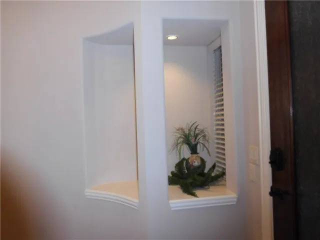 a close up of a mirror