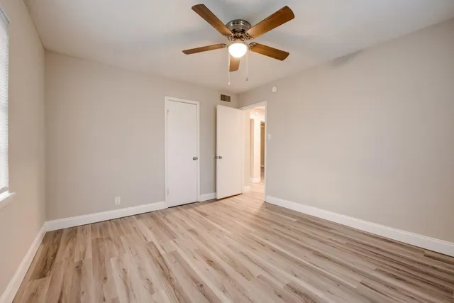 wooden floor in an empty room