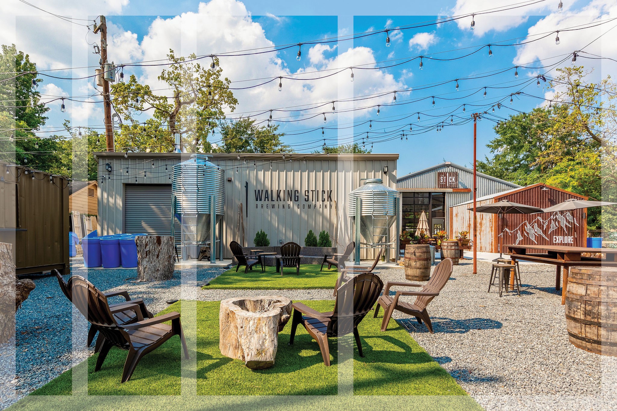 1616 Hewitt Drive Houston, TX 77018 - Photo 28 of 44 Walking Stick Brewing Company, together with their tap room and beer garden affectionately known as “The Stick”, features a seamless indoor-outdoor experience with craft beer and rotating food trucks.