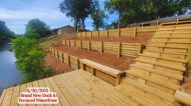 a view of outdoor space with seating area