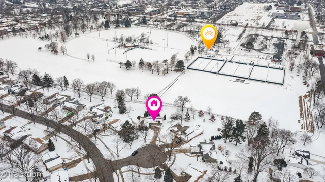 a view of outdoor space and a swimming pool
