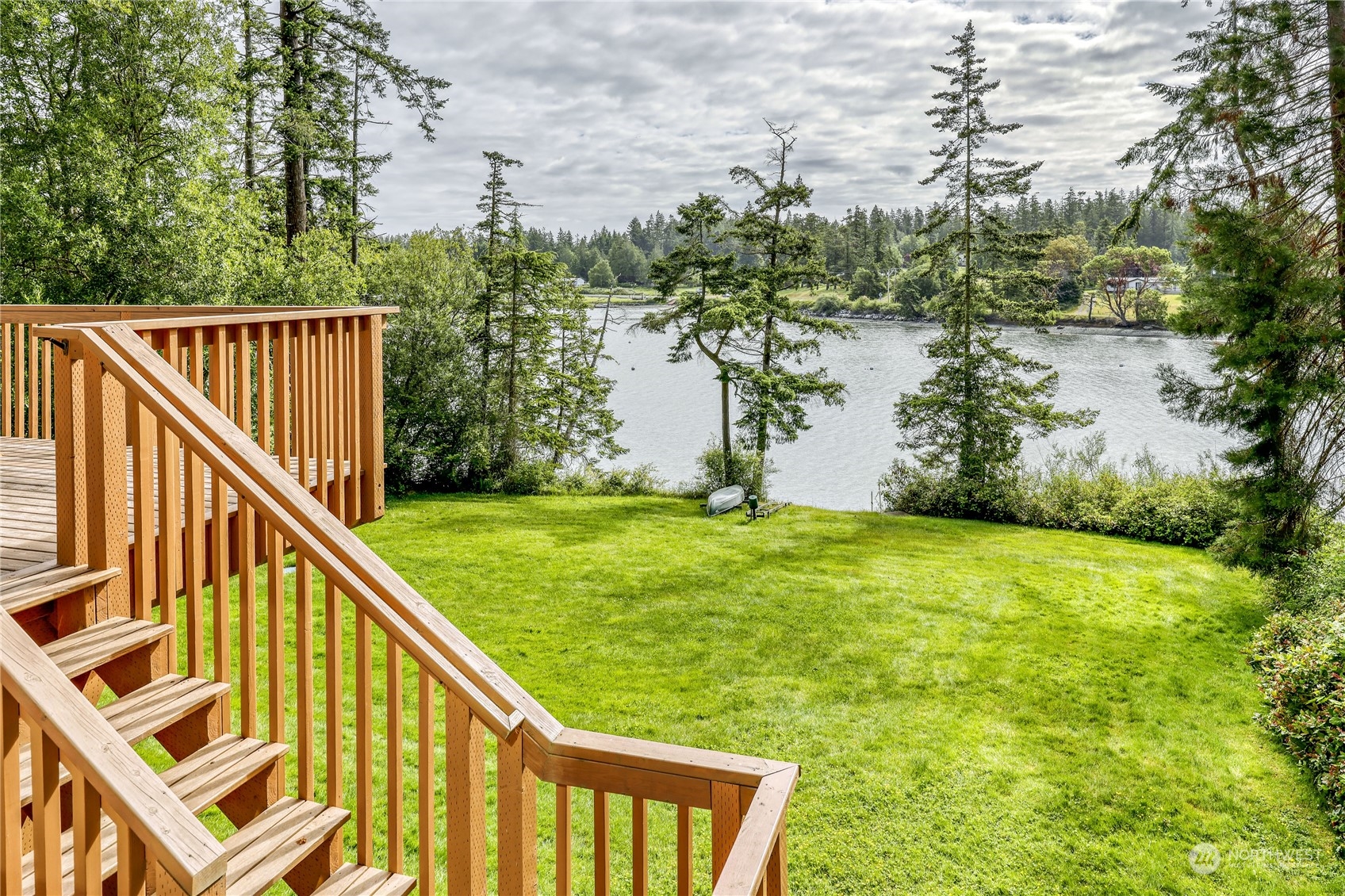1511 Griffith Point Road Nordland, WA 98358 - Photo 30 of 40 a view of swimming pool from a balcony