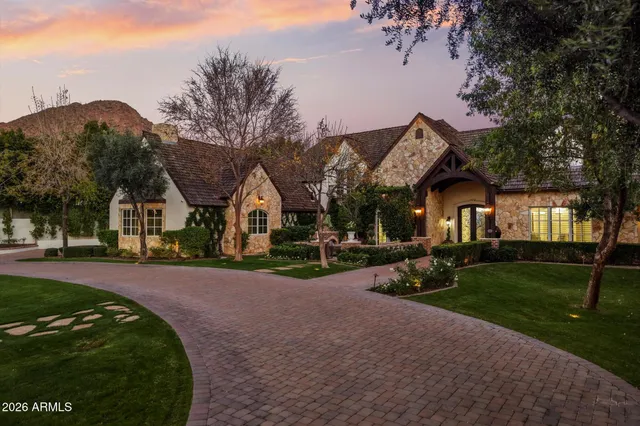 a view of a house with garden
