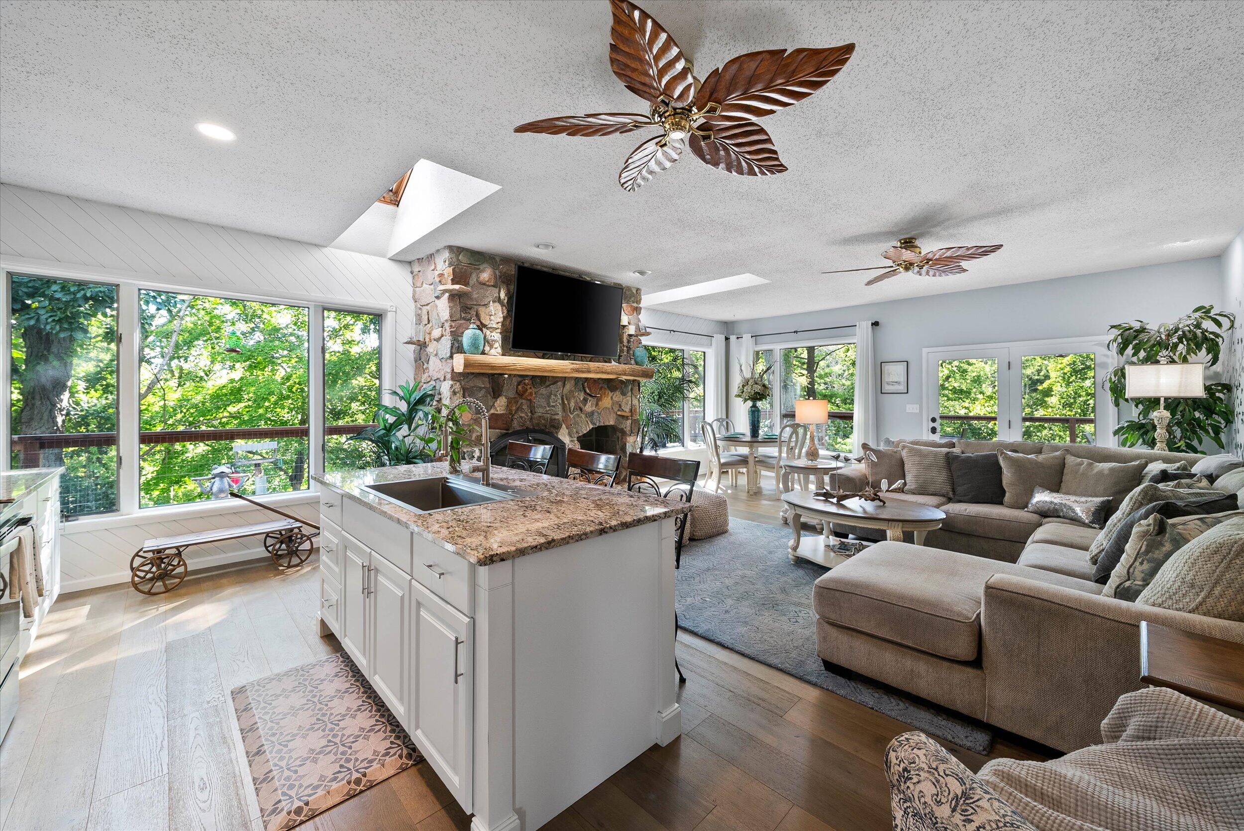 9338 Sauk Trail Road Wilson, WI 53070 - Photo 3 of 52 04-Kitchen & Living Area