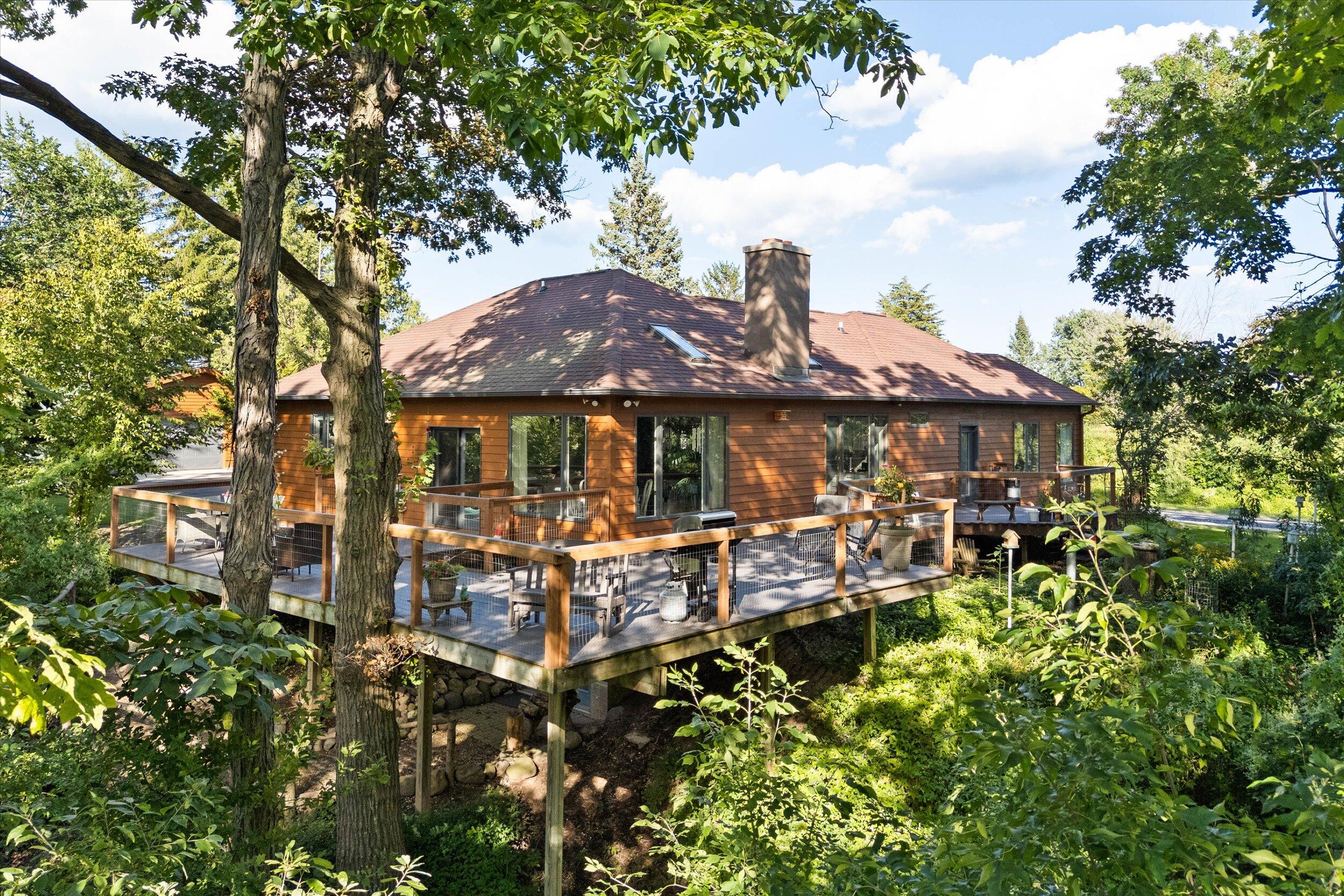 9338 Sauk Trail Road Wilson, WI 53070 - Photo 31 of 52 32-Rear Deck