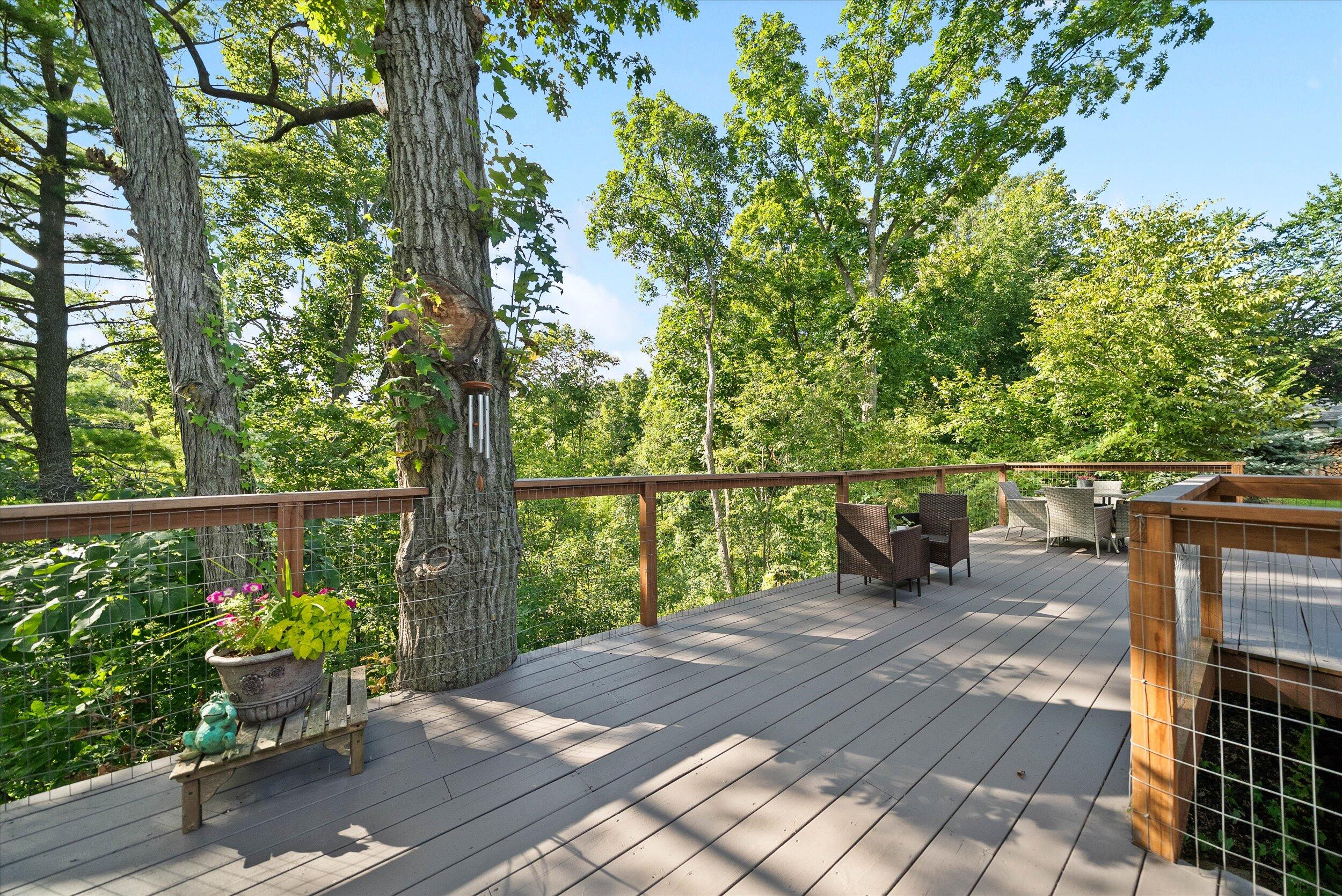 9338 Sauk Trail Road Wilson, WI 53070 - Photo 34 of 52 35-Rear Deck