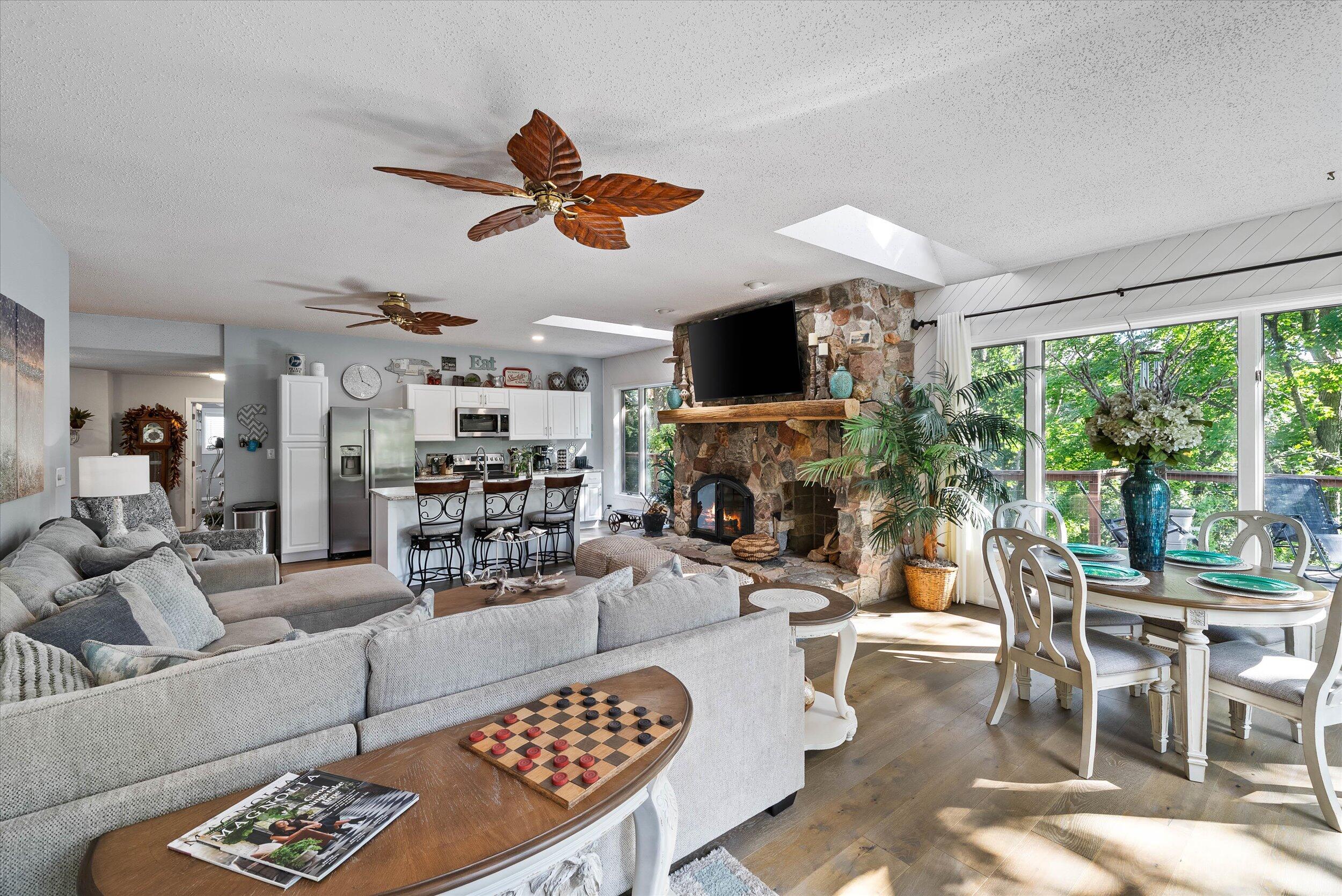 9338 Sauk Trail Road Wilson, WI 53070 - Photo 10 of 52 11-Living Room & Dining Area