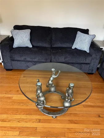 a view of a living room with a couch