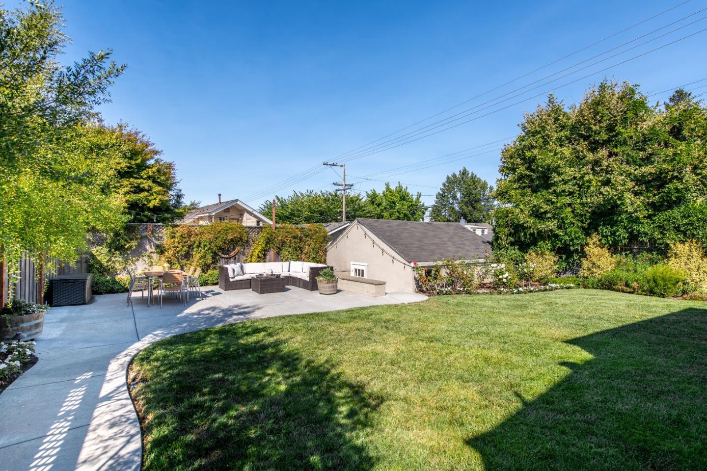 843 Crossway Road Burlingame, CA 94010 - Photo 33 of 36 a view of a house with a yard