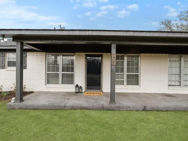 a view of a entryway door of the house