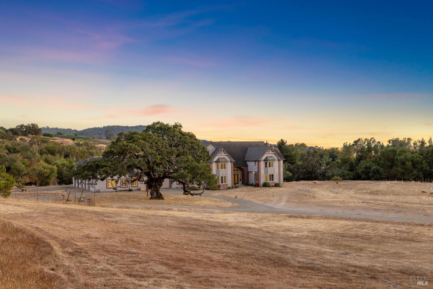 5151 Wild Horse Valley Road Napa, CA 94558 - Photo 75 of 83 a view of a dry yard with wooden fence