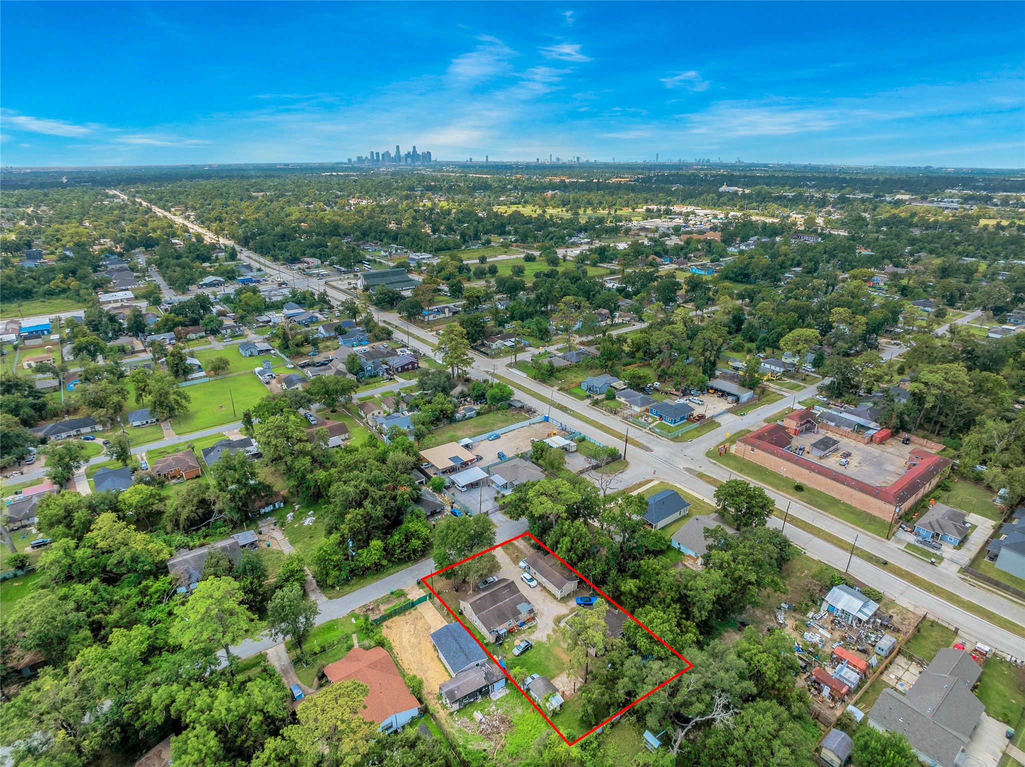 4915 Fitch Street Houston, TX 77016 - Photo 6 of 13 an aerial view of a city