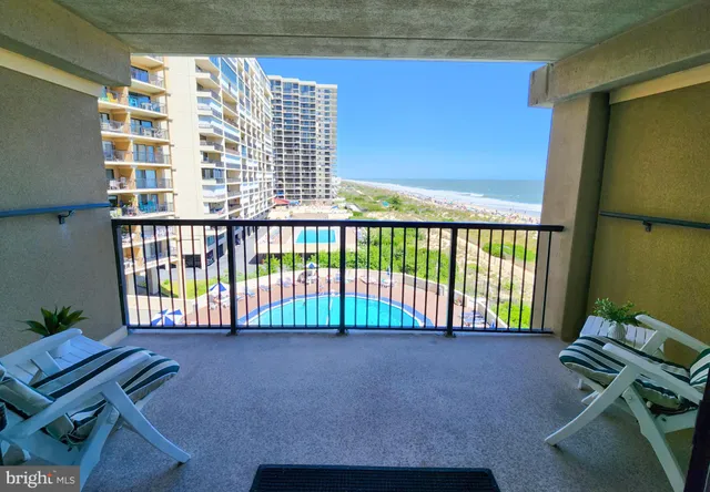 a view of balcony and deck