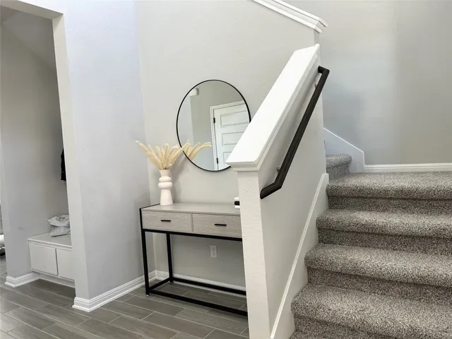 a house view with a outdoor space