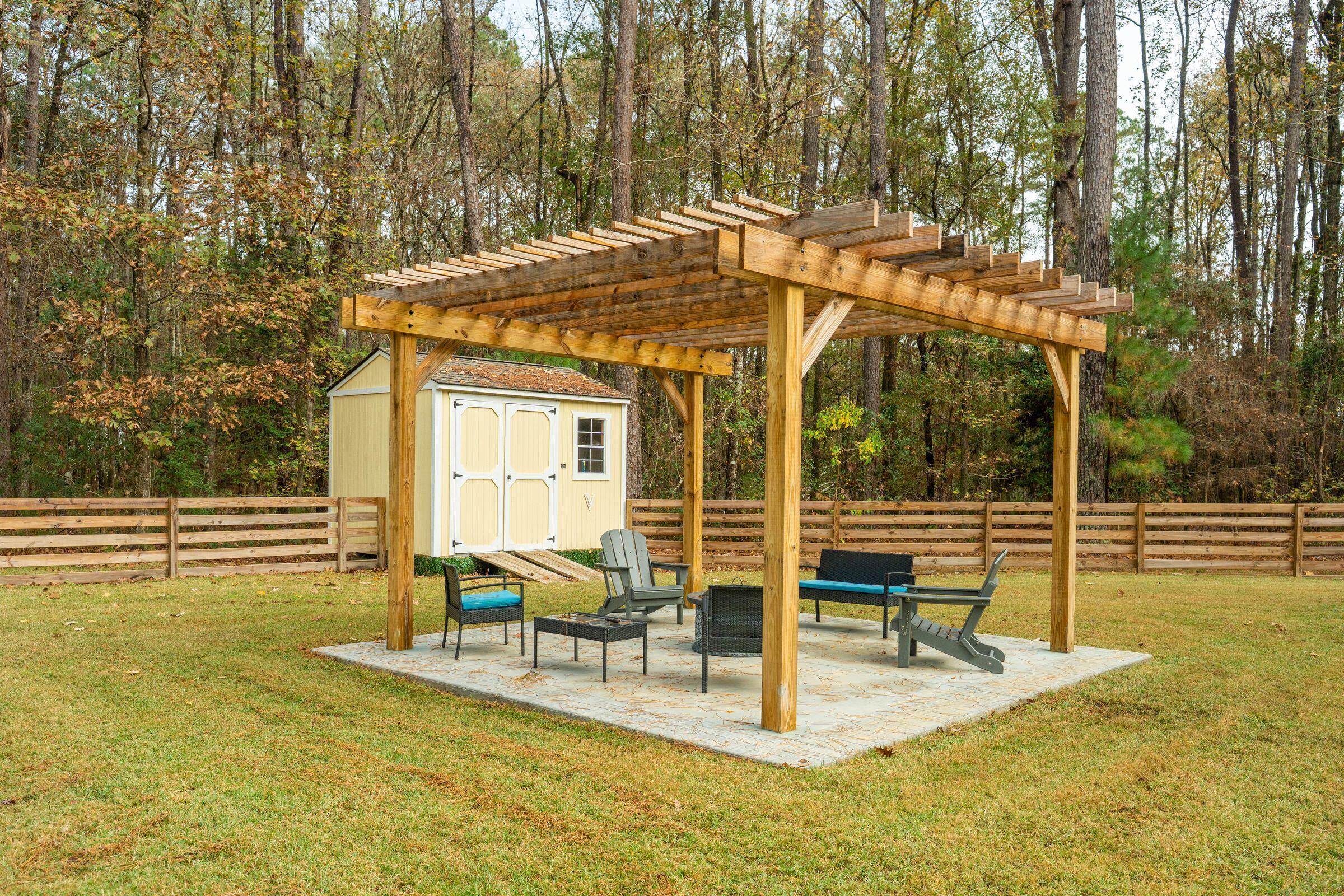 6350 Pepper Grass Trail Ravenel, SC 29470 - Photo 51 of 65 Pergola and Shed