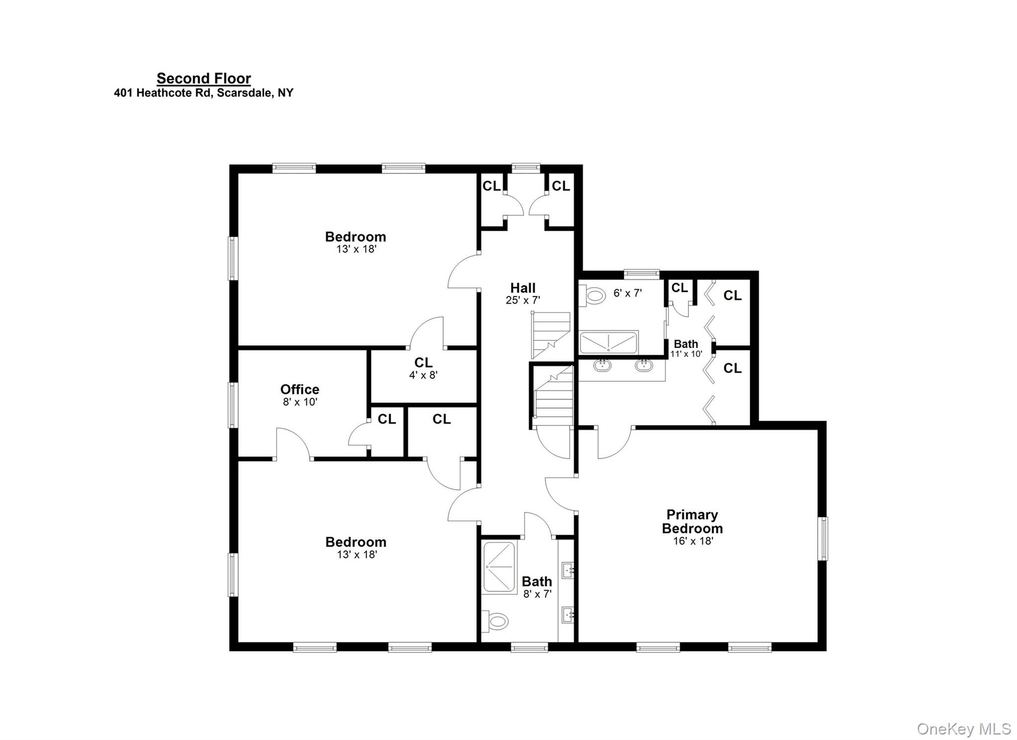 401 Heathcote Road Scarsdale, NY 10583 - Photo 39 of 41 a picture of a floor plan