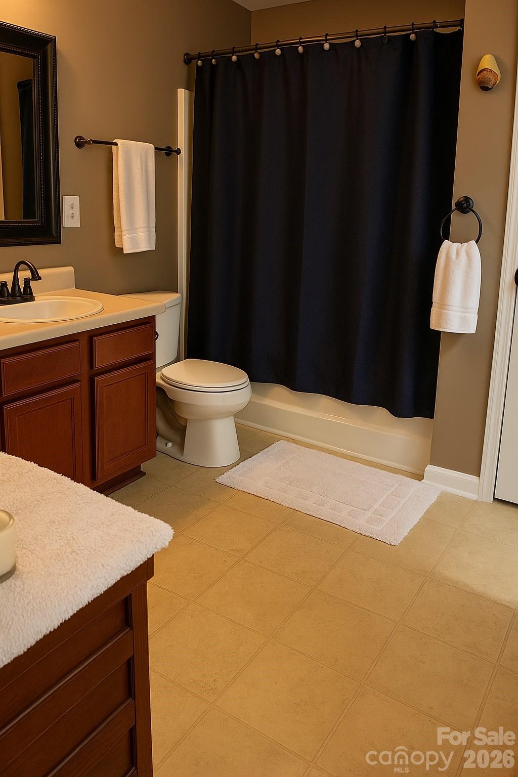 6639 Ruth Ferrell Court Charlotte, NC 28269 - Photo 16 of 30 a bathroom with a sink and a toilet