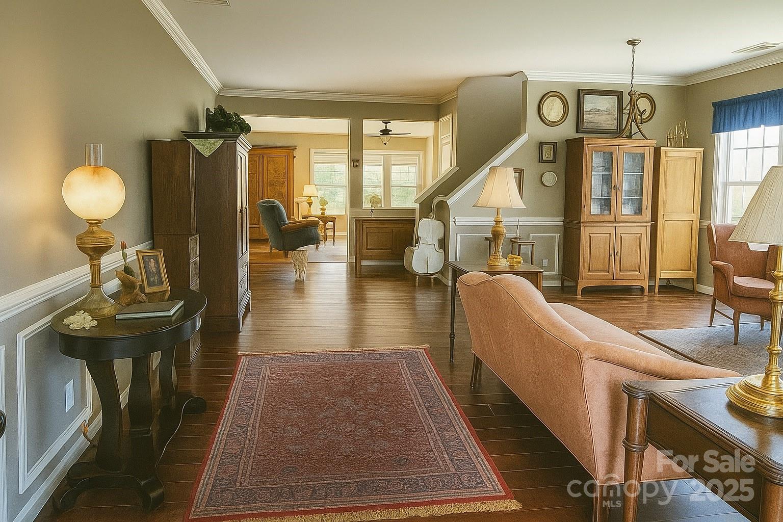 6639 Ruth Ferrell Court Charlotte, NC 28269 - Photo 3 of 27 a living room with furniture