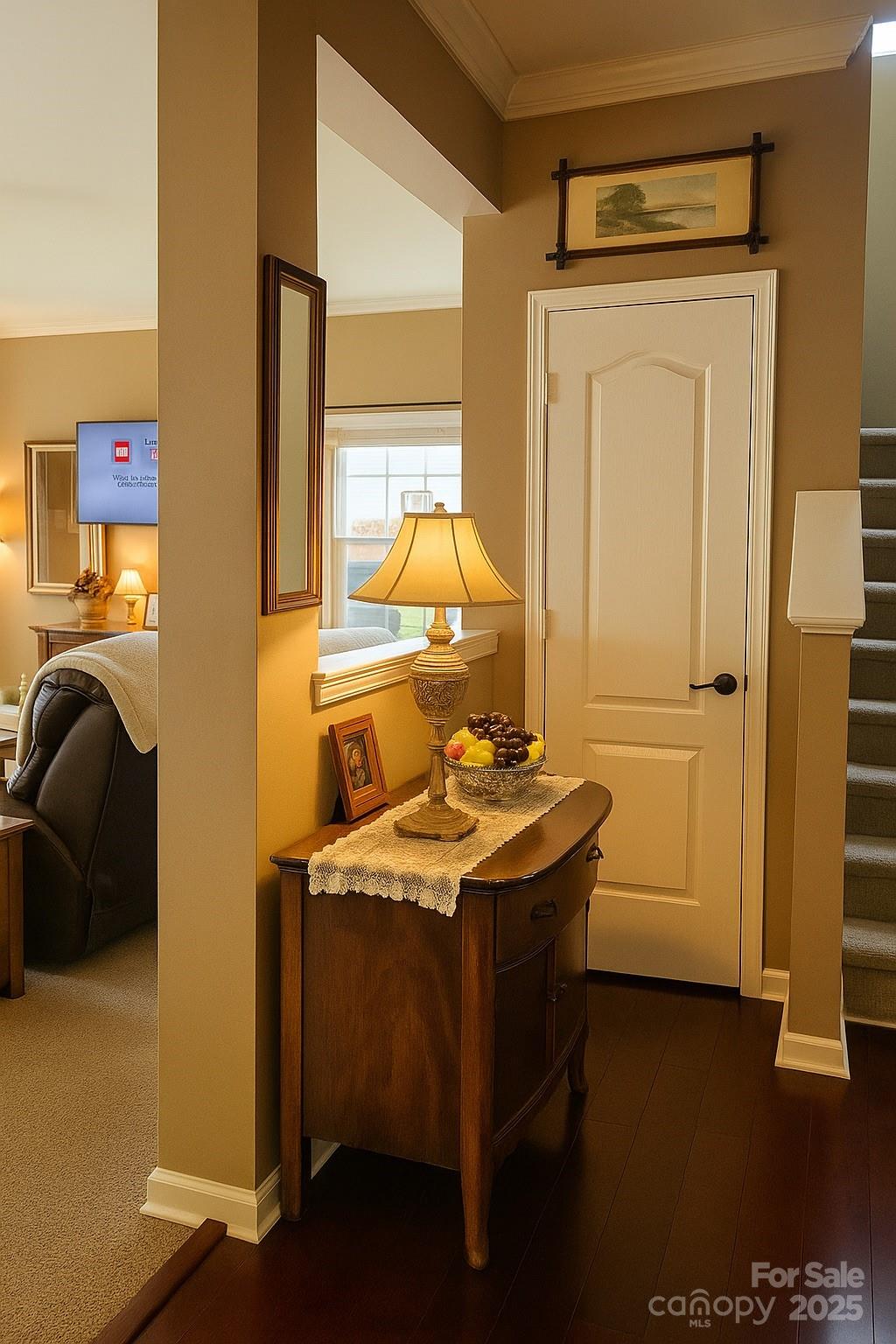 6639 Ruth Ferrell Court Charlotte, NC 28269 - Photo 5 of 27 a view of workspace with wooden floor washer and dryer