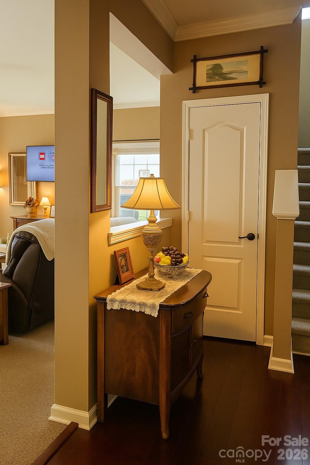 6639 Ruth Ferrell Court Charlotte, NC 28269 - Photo 8 of 30 a view of workspace with wooden floor washer and dryer