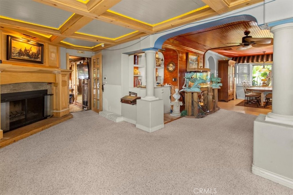 300 North Rampart Street, Unit 158 Orange, CA 92868 - Photo 13 of 31 Spacious living room with fireplace