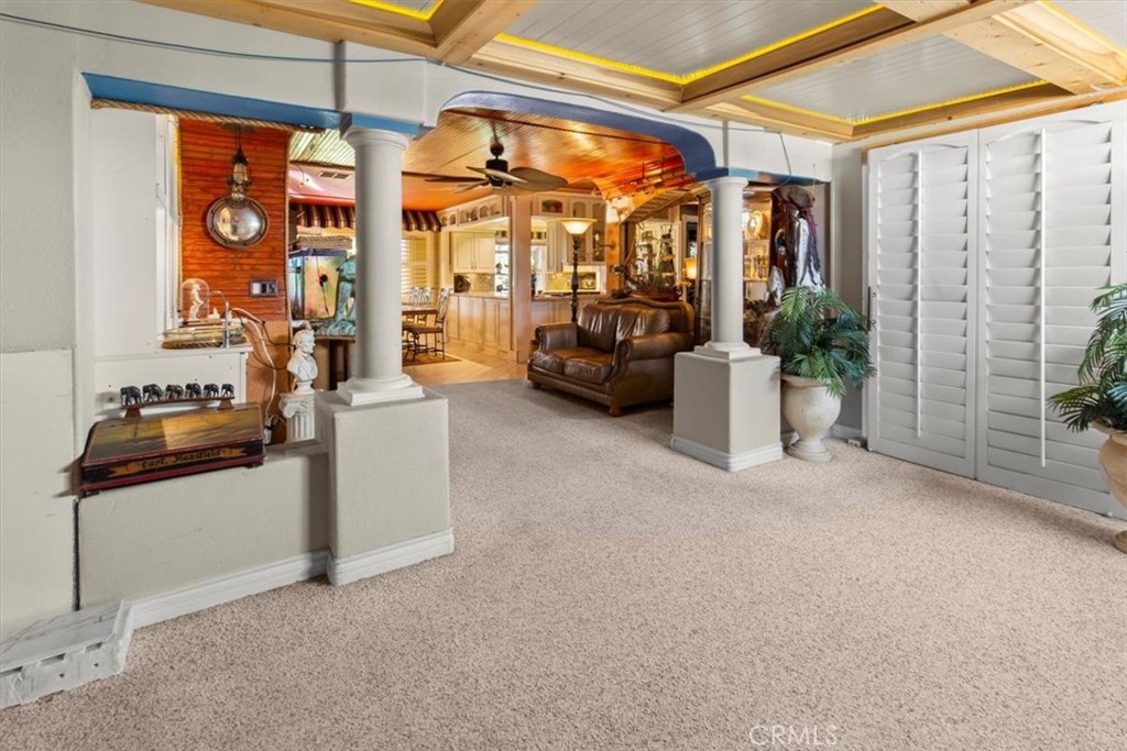 300 North Rampart Street, Unit 158 Orange, CA 92868 - Photo 14 of 31 Spacious living room with fireplace