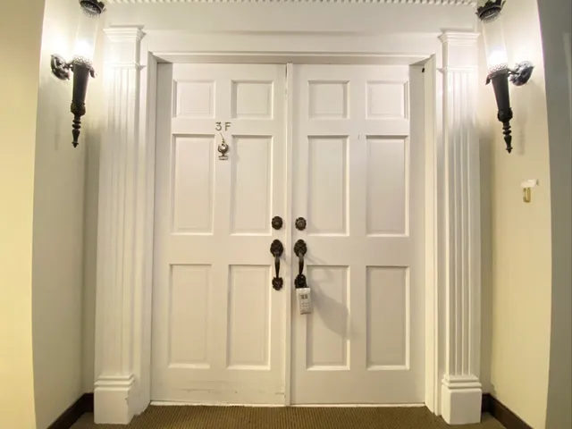 a view of a bathroom with a shower
