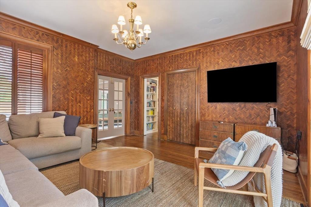 410 Rice Avenue Waco, TX 76708 - Photo 6 of 40 a living room with furniture and a flat screen tv