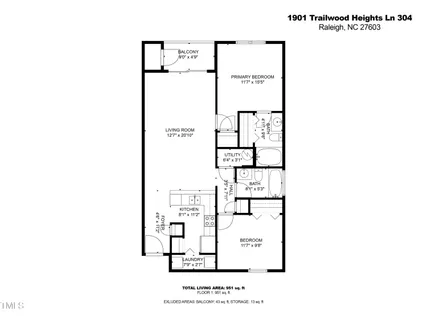 $222,000 | 1901 Trailwood Heights Lane, Unit 304, Raleigh, NC 27603