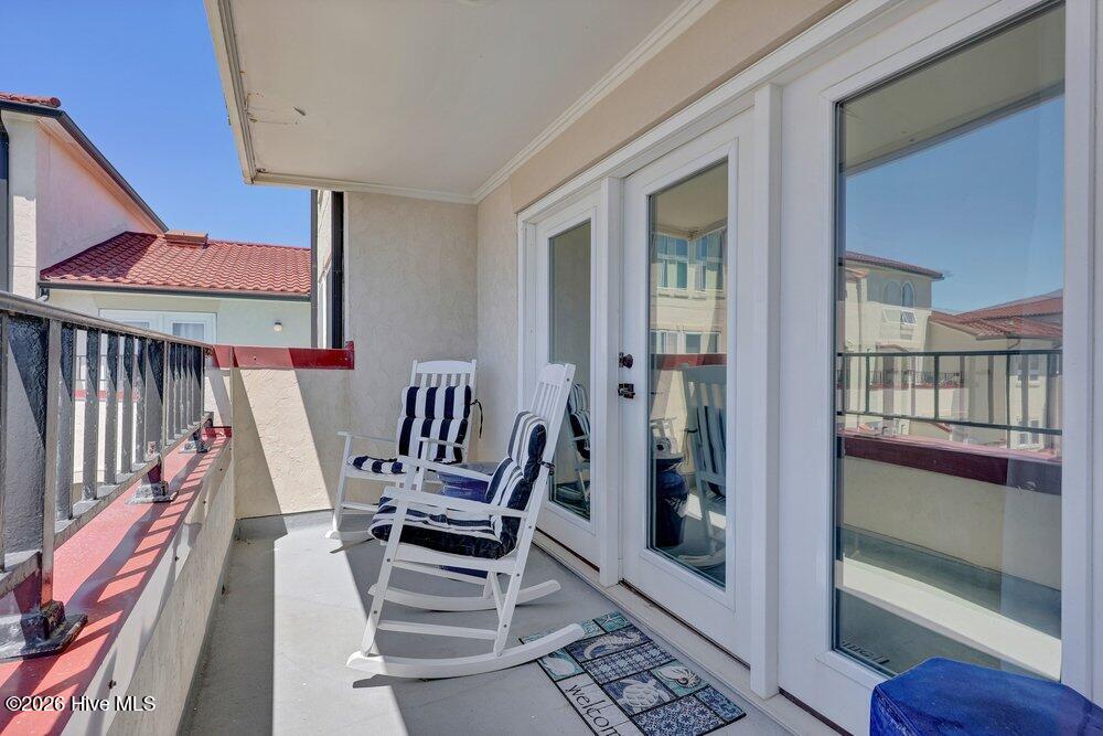 790 New River Inlet Road, Unit 307B North Topsail Beach, NC 28460 - Photo 15 of 45 Balcony
