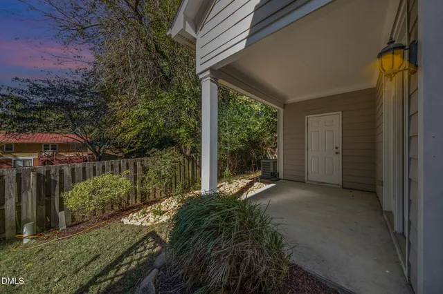 a view of a entryway door of the house