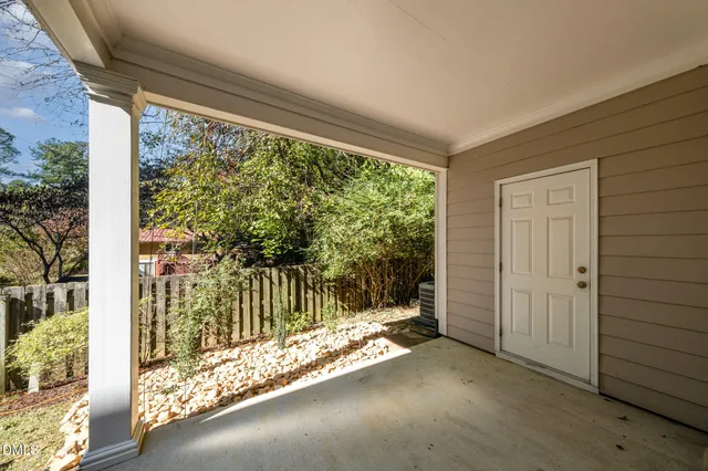 a view of front door and porch