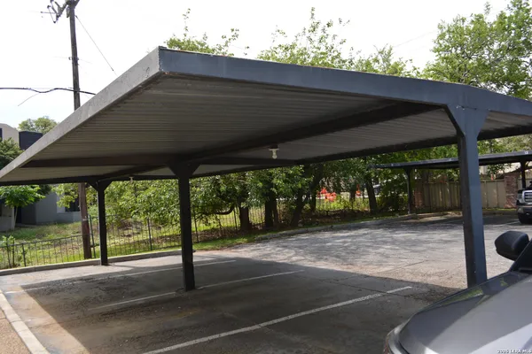 a view of a patio