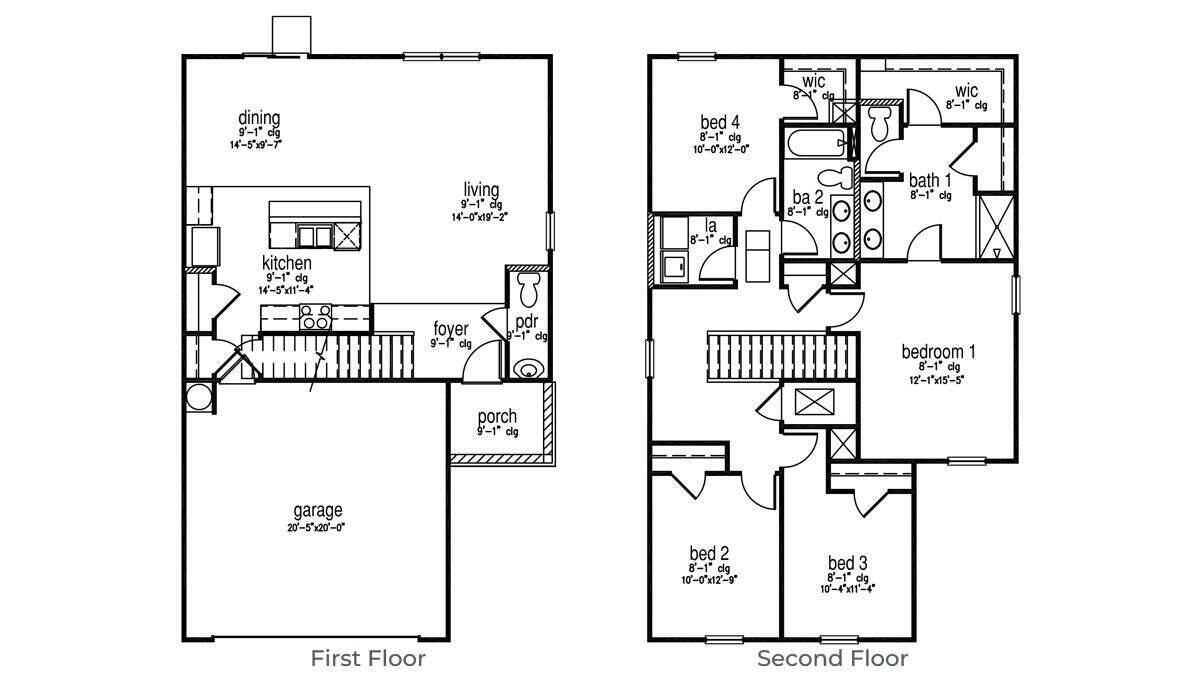 738 Long Blf Road Summerville, SC 29486 - Photo 41 of 41 Aisle - Floorplan