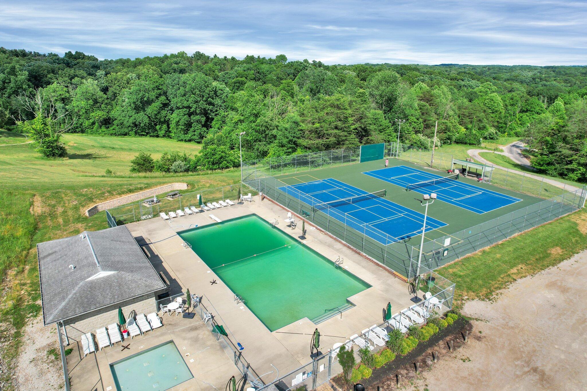 29234 Hide Away Hills Lane Logan, OH 43138 - Photo 41 of 48 Pool and Tennis Courts