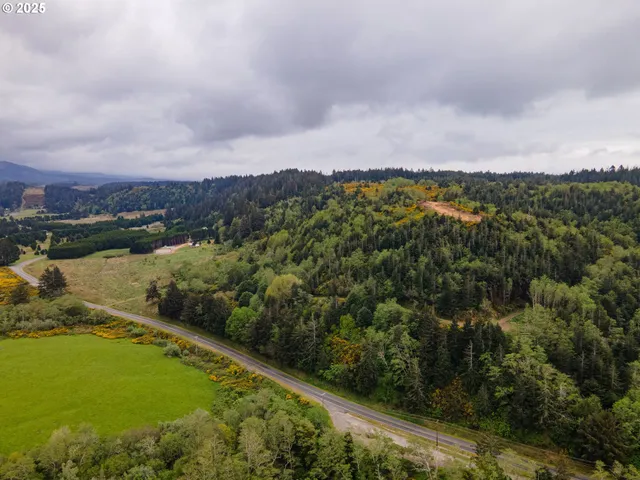 a view of a lake with a city