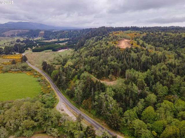 a view of a city and mountains