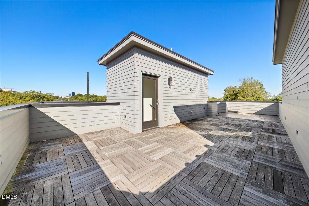 712 East Edenton Street, Unit 102 Raleigh, NC 27601 - Photo 17 of 17 a view of a roof deck