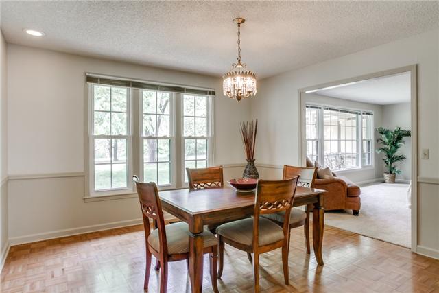 Nice Dining Room, all rooms have great views of woods, trees, and more!