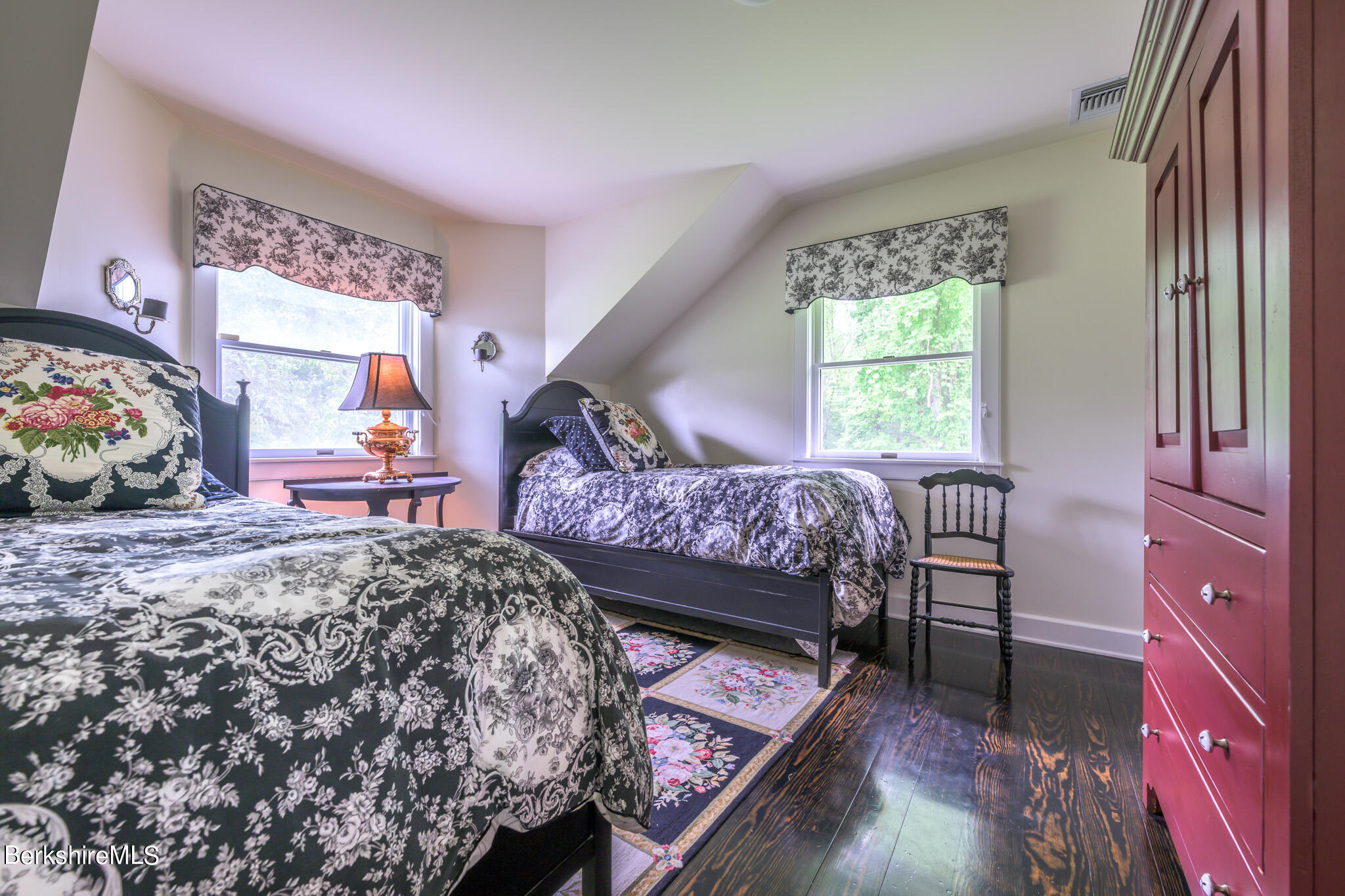 176 West Center Road West Stockbridge, MA 01266 - Photo 31 of 57 a bedroom with a bed and wooden floor
