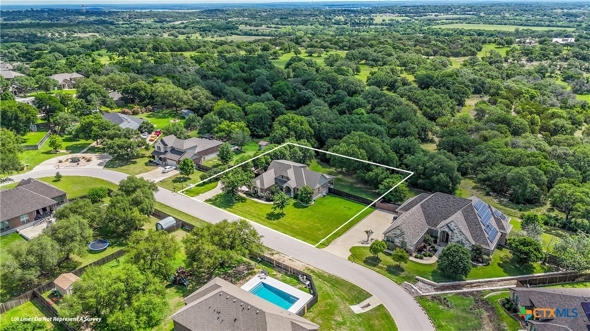 430 Archstone Loop Belton, TX 76513 - Photo 38 of 40 an aerial view of a house with a yard
