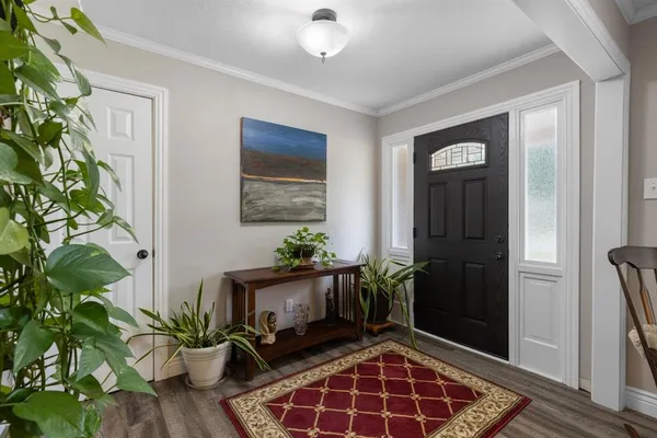 a view of an entryway door