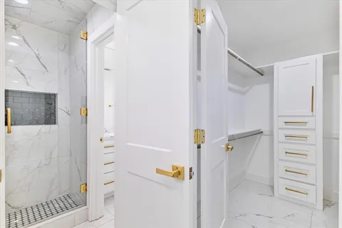 an empty room with window