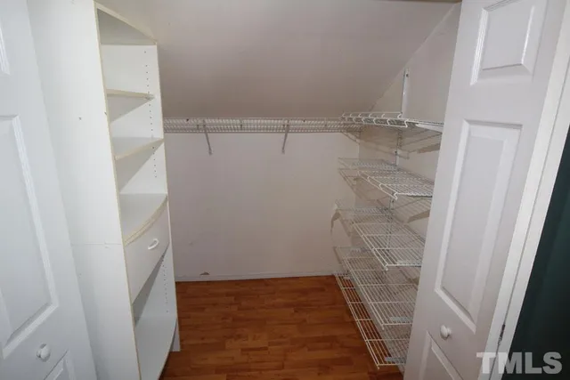 a view of walk in closet