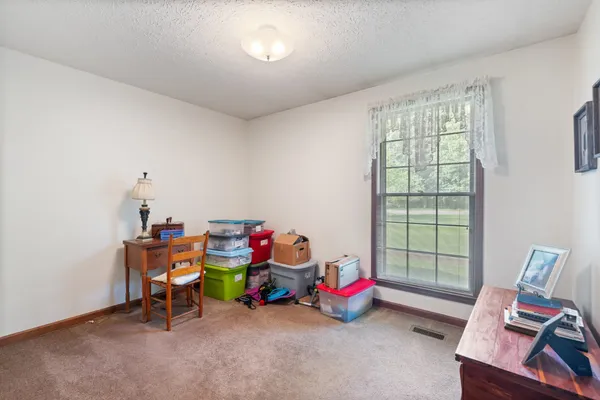 a view of a room with toys