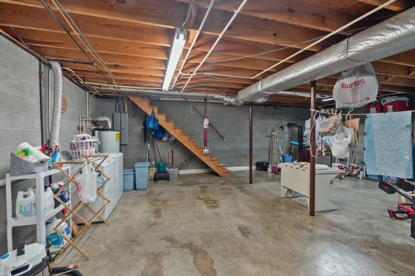 a view of storage and utility room