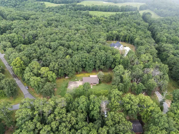 a view of outdoor space and green space